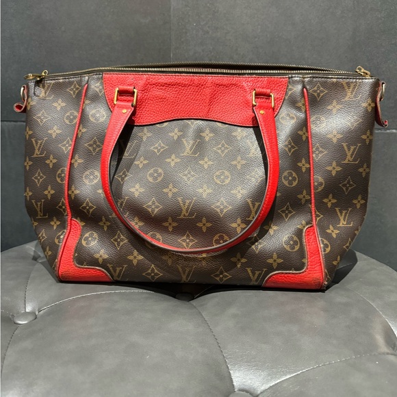 Louis Vuitton Handbags - 💯Louis Vuitton ESTRELA MM Monogram and Red Leather